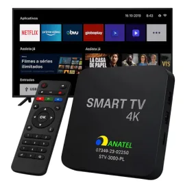 Conversor Digital 4K TV Smart 5G Android WIFI 2.4G/5G